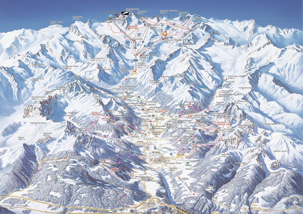 Appartements Gerhard Telfes im Stubai Eksteriør bilde
